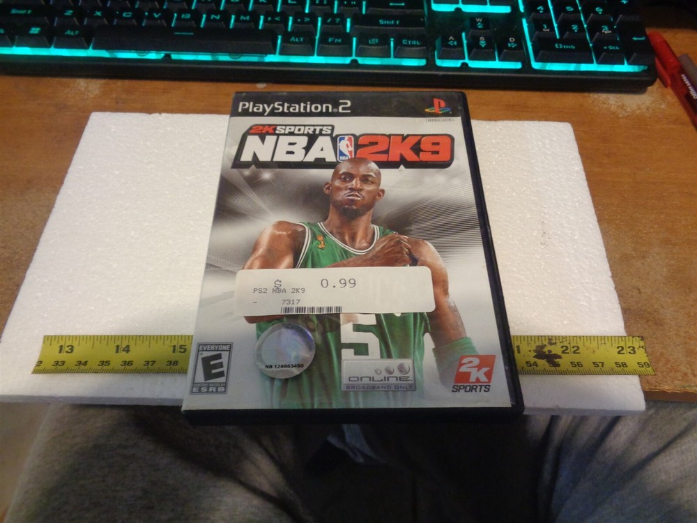 Play Station 2 Computer Program NBA 2K9 (NOT TESTED) (BOX#PIKE)