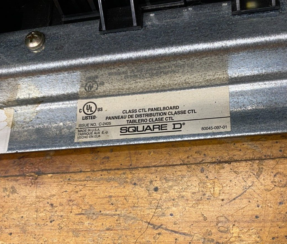 Square D NQOD Panelboard Interior 50A 120V 3PH 4W 30 Space 50 Amp QOB Breakers
