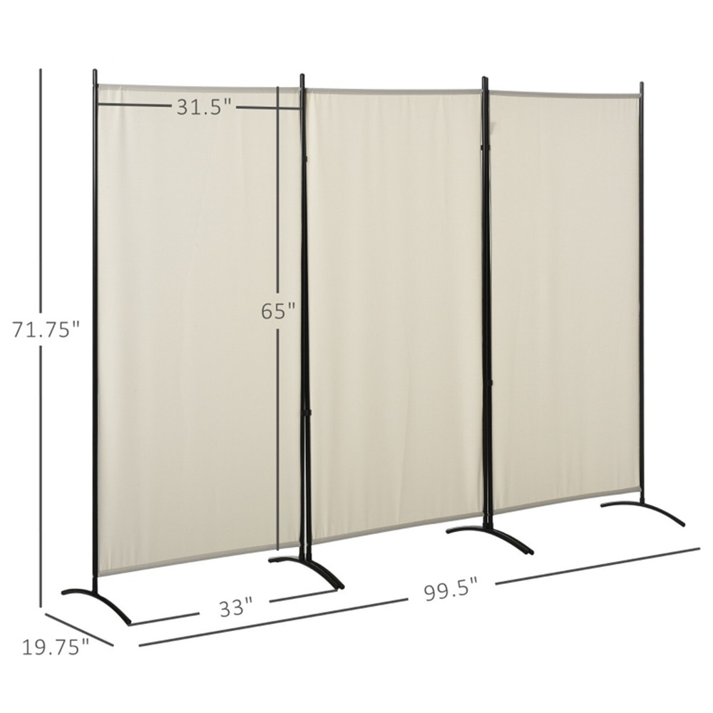 Privacy Screen Three-panel Design Great for Creating A Personal Space