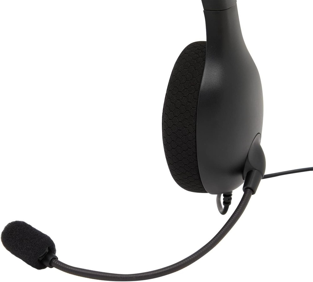 24 Pack Mini Foam Windscreen for Headset Microphone Black