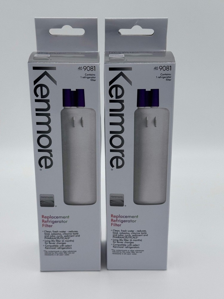 2-PACK Kenmore 9081 Refrigerator Water Filter 46-9081