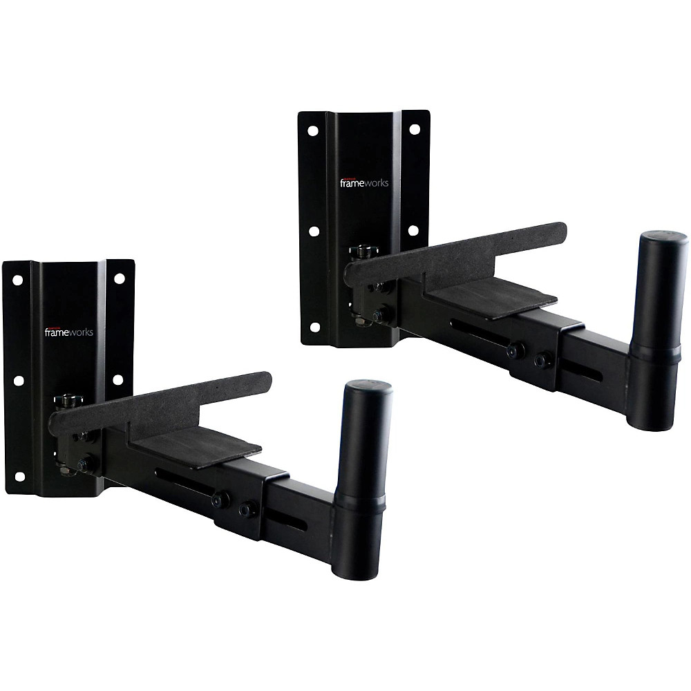 Gator Frameworks Wall Mount Speaker Stands (Pair) LN