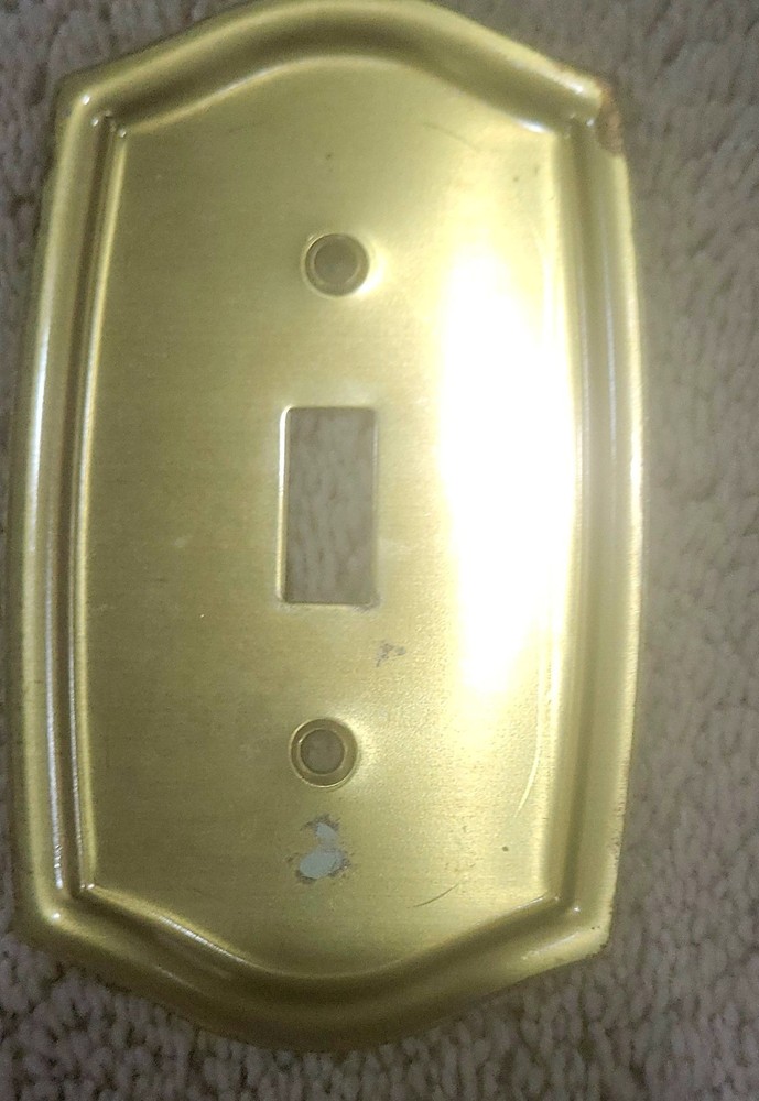 Vintage Brass Switch plate Cover