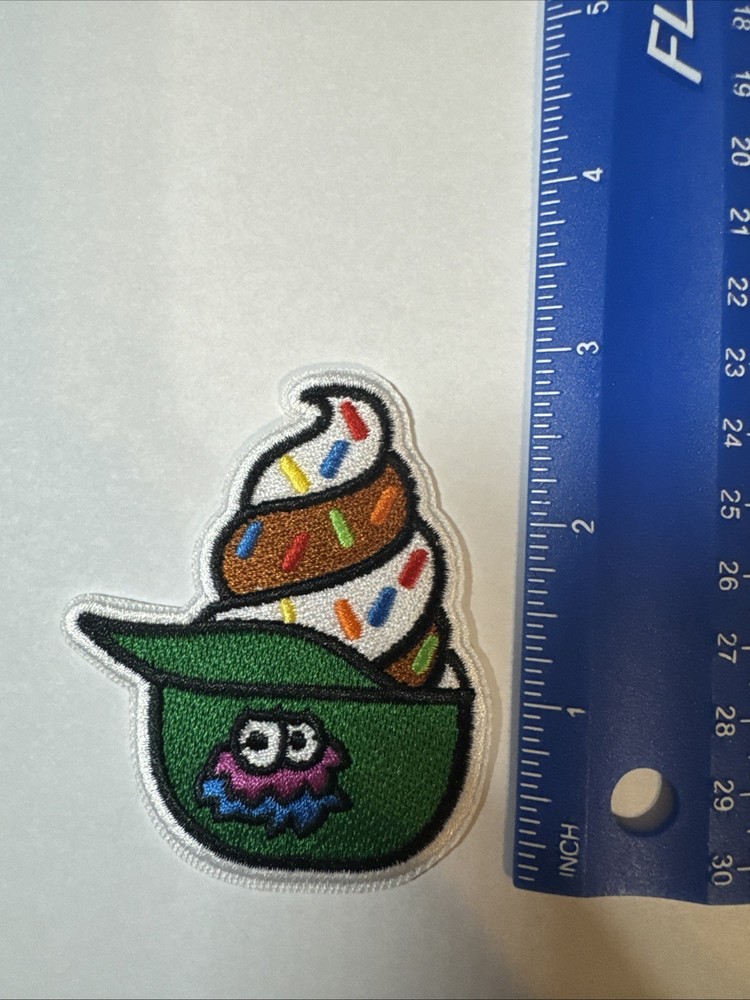 Phanatic Ice Cream Embroidered Iron On Patch