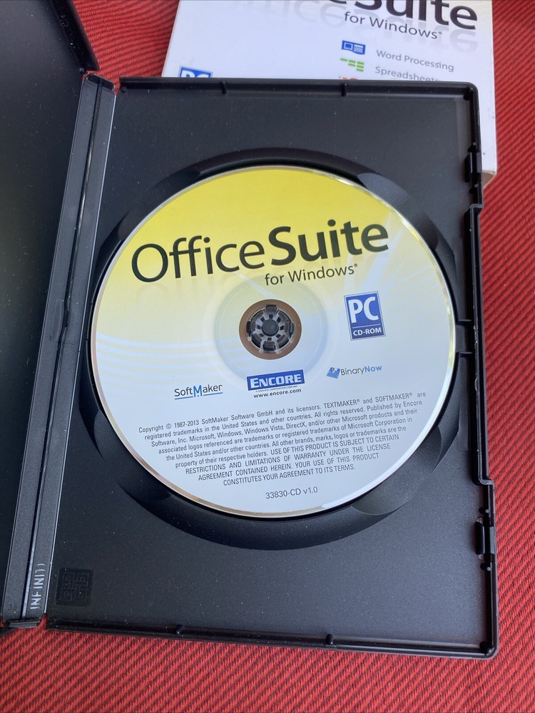 Encore OfficeSuite For Windows PC CD-ROM