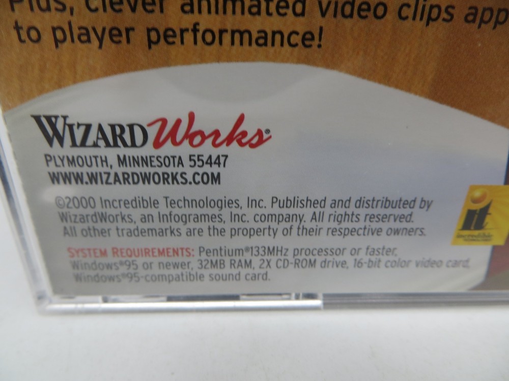 World Class Bowling PC Computer Disk (CD-ROM, 2000) Wizard Works