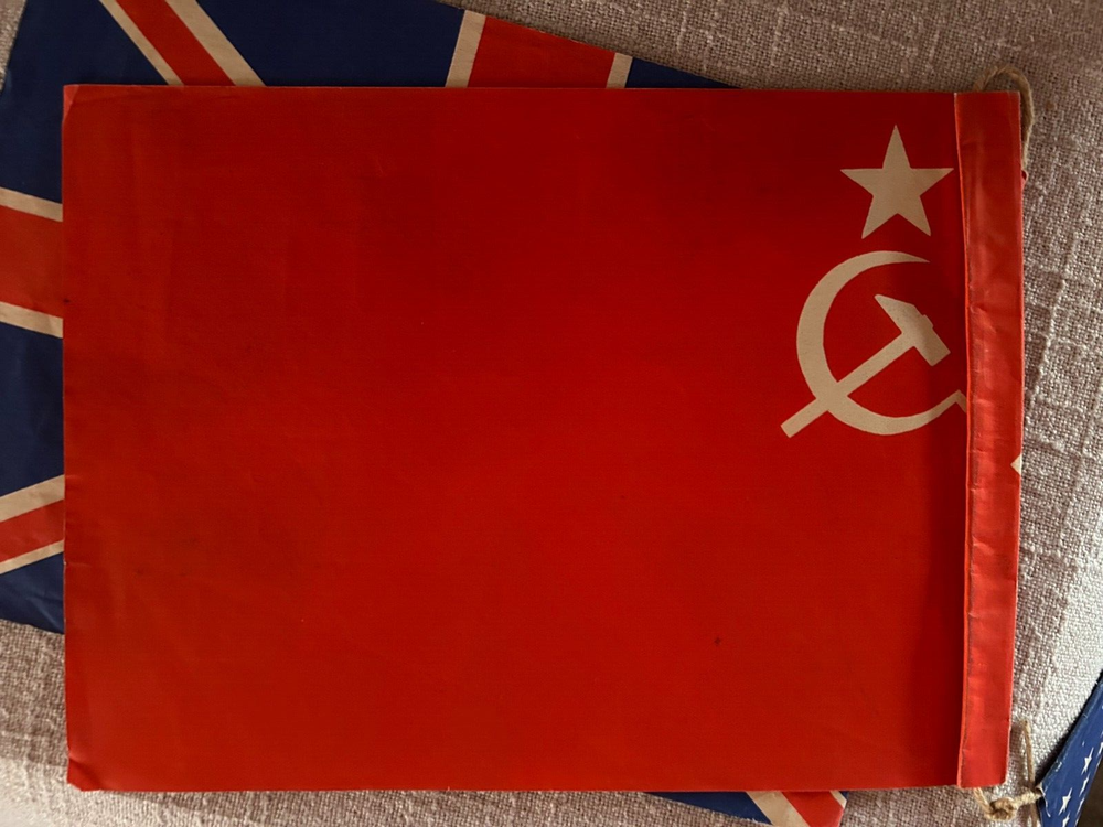 Pre WW2 Era Japanese Naval Games Paper String Flags