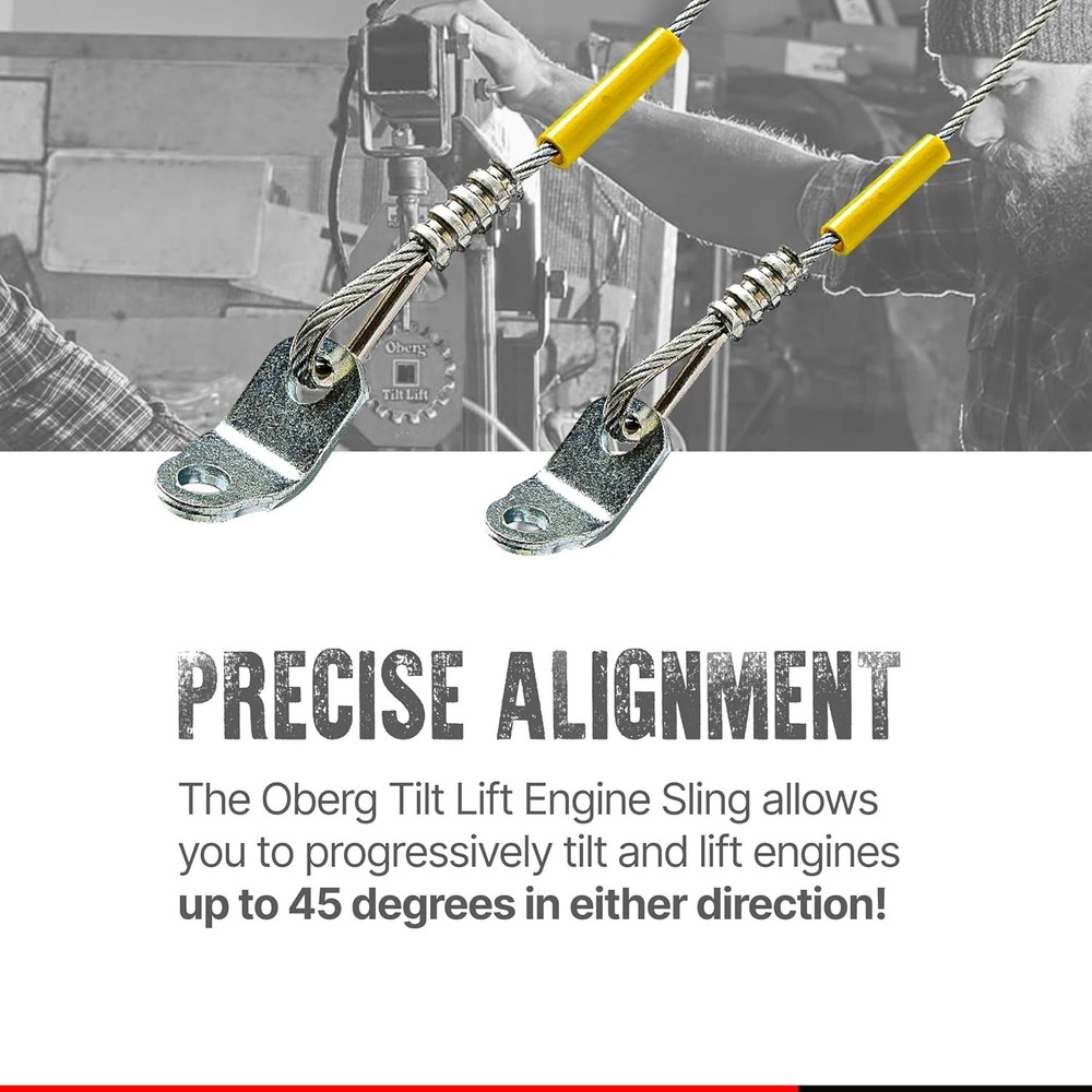 Secure Engine & Transmission Swaps with Hoist Sling