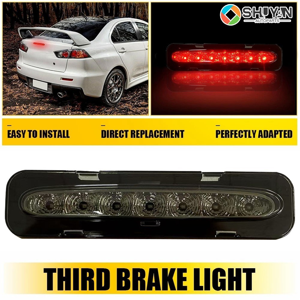 Third 3rd Brake Light LED High Mount Smoked for Mitsubishi Eclipse 2000-2005
