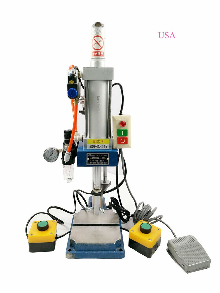 TECHTONGDA 110V Pneumatic Punch Machine 440Lb/200kg without Display Controller