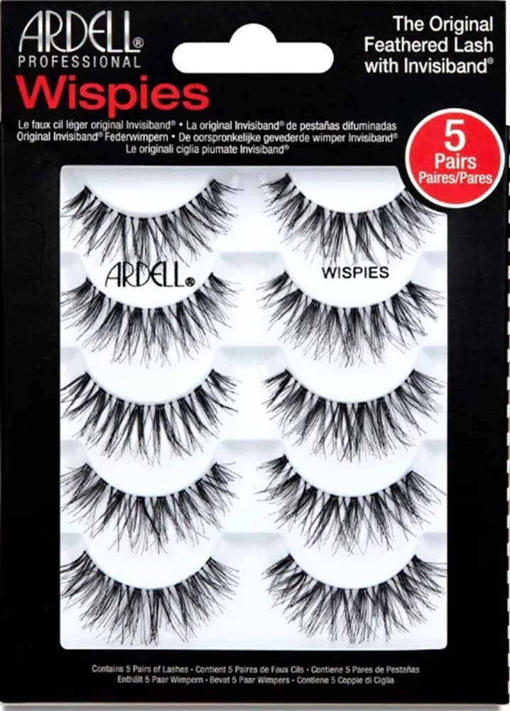 ARDELL  5 Pack Wispies Black - 5 pack (5 pairs)