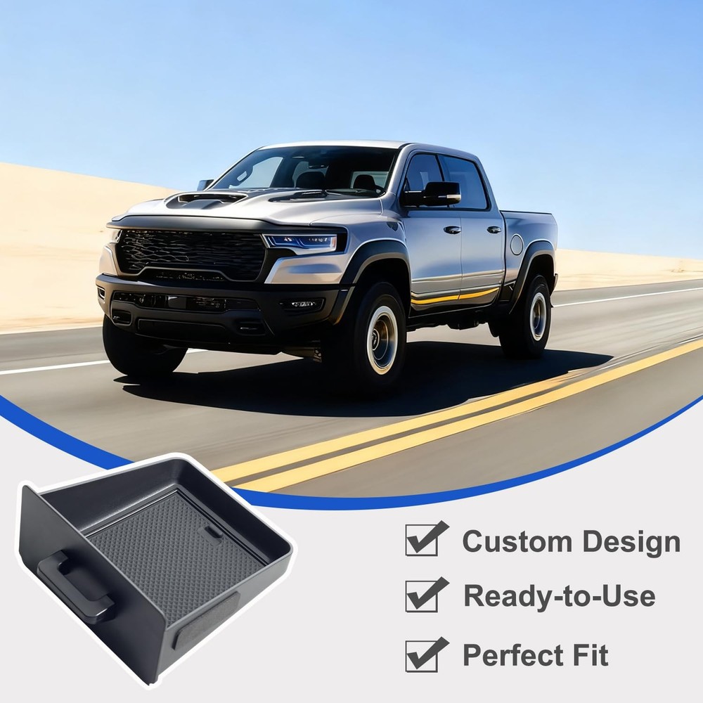 Storage Drawer Tray compatible with 2019-2026 Dodge Interior divider