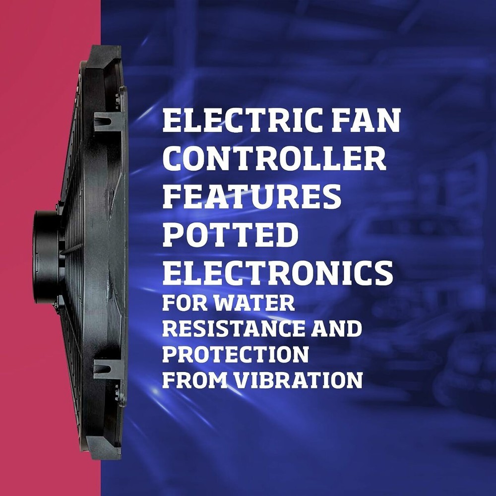 Flex-A-Lite 121281 Compact Electric Fan Controller Relay Kit Thread-In Probe