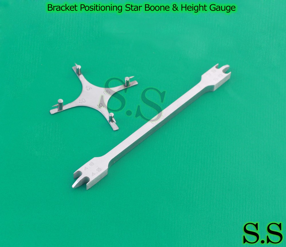 Bracket Positioning Star Boone & Height Gauge Wick Type Orthodontic Dental