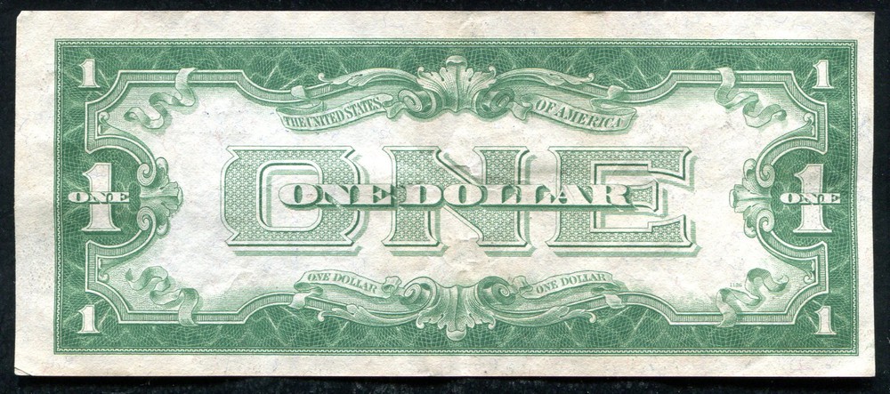 FR. 1601 1928-A $1 ONE DOLLAR “FUNNYBACK” SILVER CERTIFICATE EXTREMELY FINE