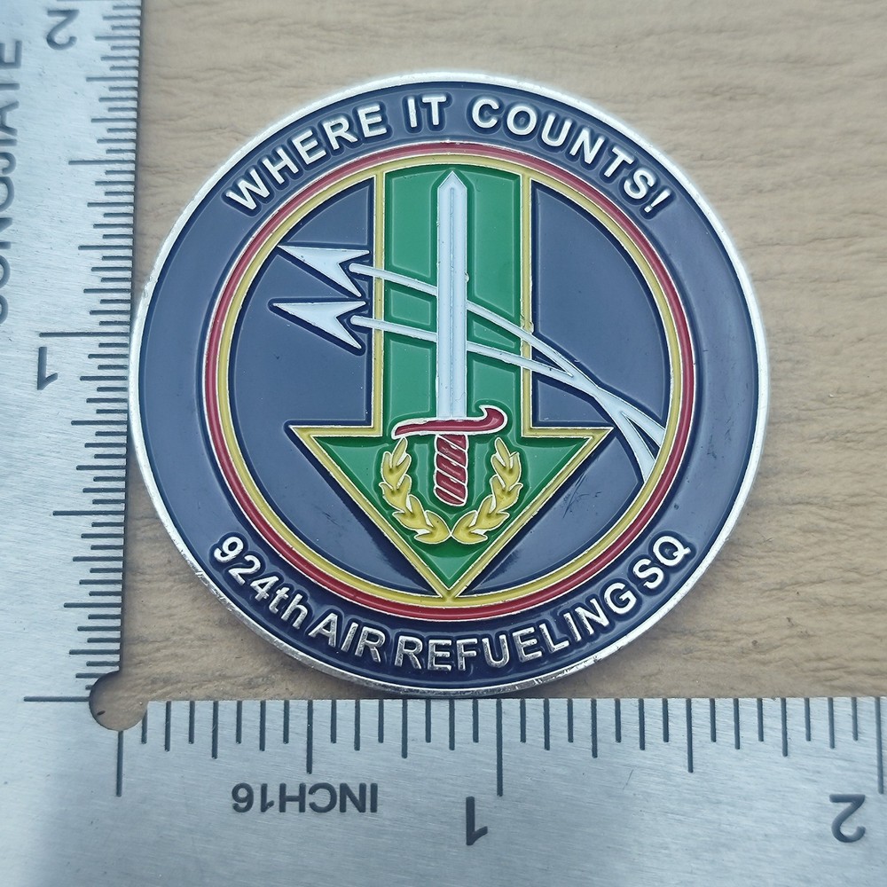 924th Air Refueling Sq Challenge Coin