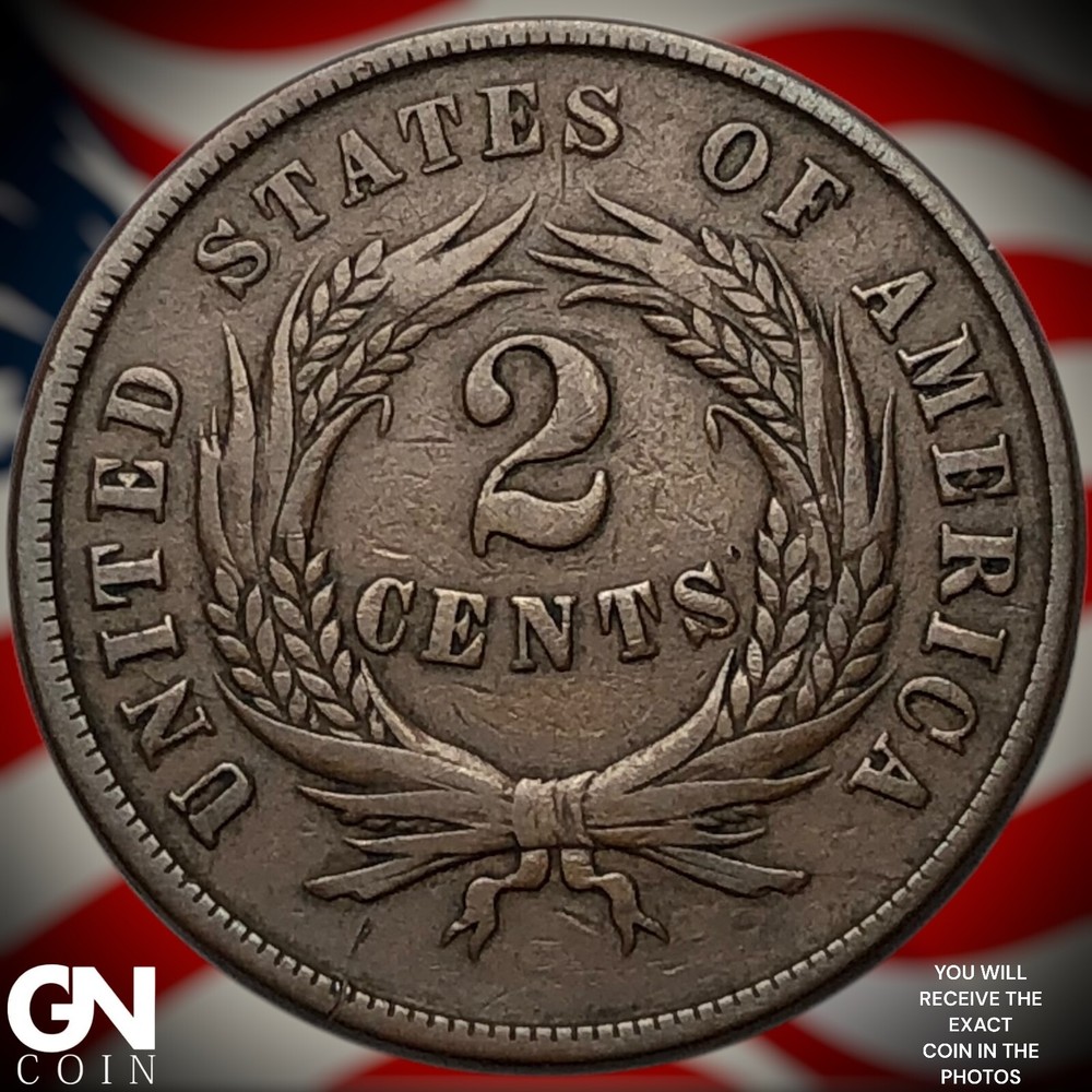 1864 2 Cent Piece Y7601