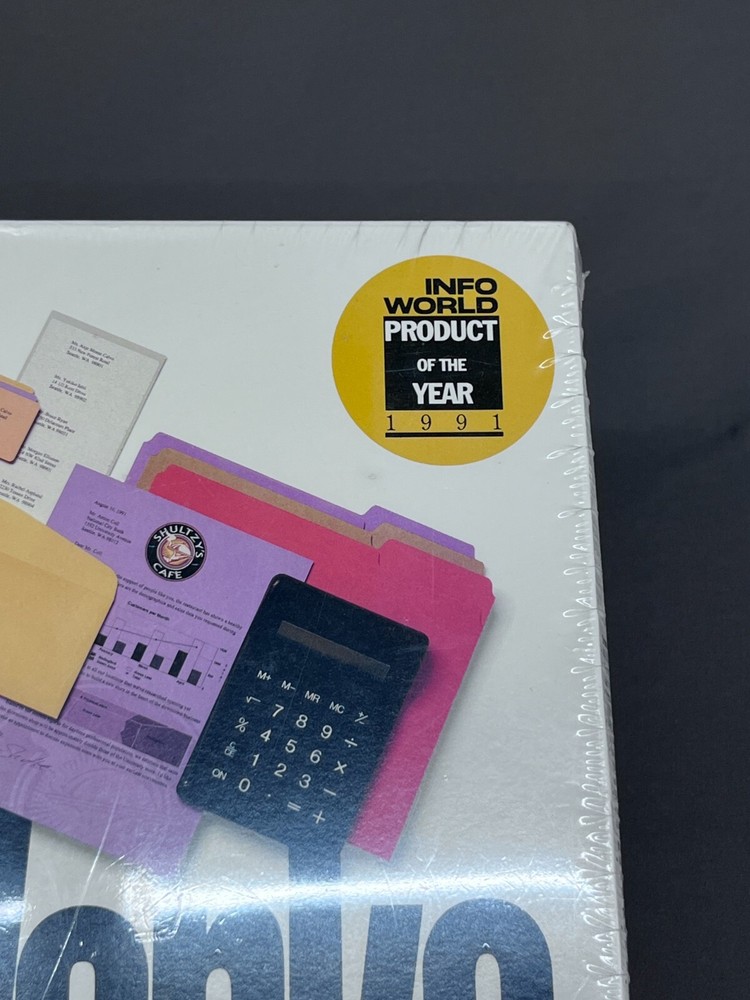 Genuine 1991 MICROSOFT WORKS Version 2.0 Complete Box Set Sealed + Discs (S6)