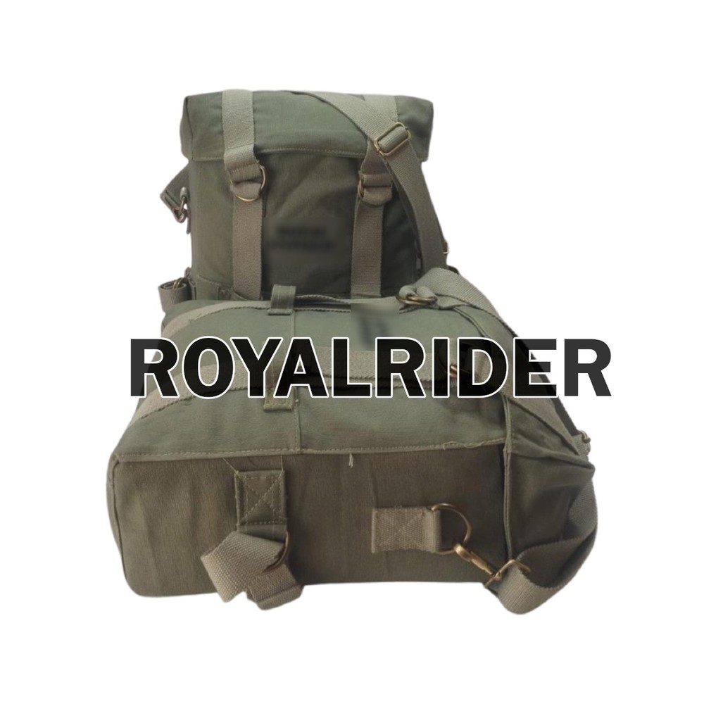 "PANNIER PAIR, OLIVE & MOUNTING RAIL KIT " Fit For R.E Hunter 350