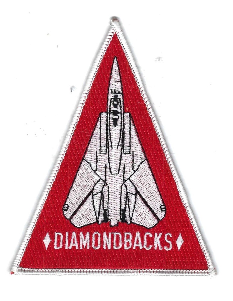 ORIGINAL VF-102 "DIAMONDBACKS" F-14 TRIANGLE  patch
