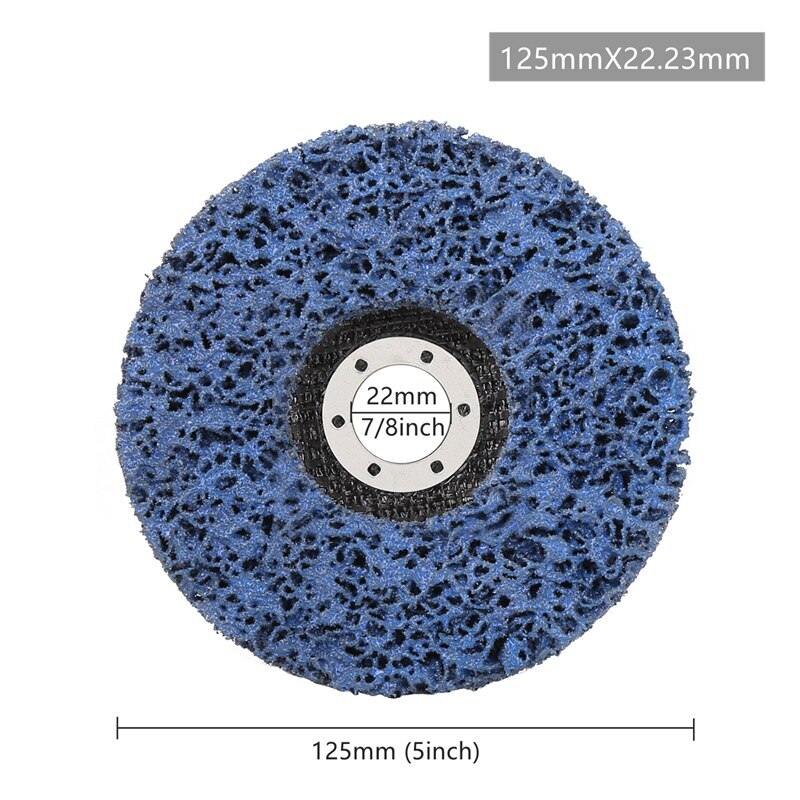 4"-7'' Poly Strip Disc Wheel Paint Rust Removal Clean Abrasive for Angle Grinder