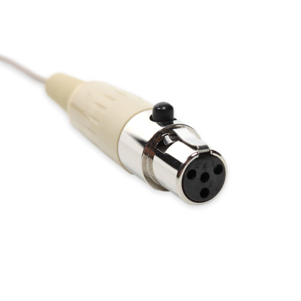 Single Earset Microphone for Shure BLX1 Wireless Bodypack Transmitter Beige