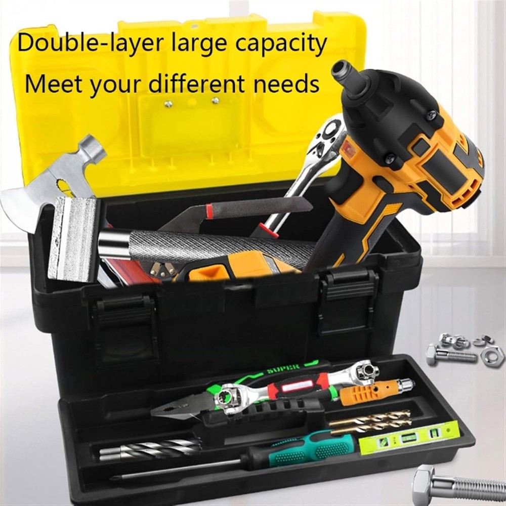 Portable Tool Box Portable Tool Box Lockable Tool Box, Plastic Toolbox with Re