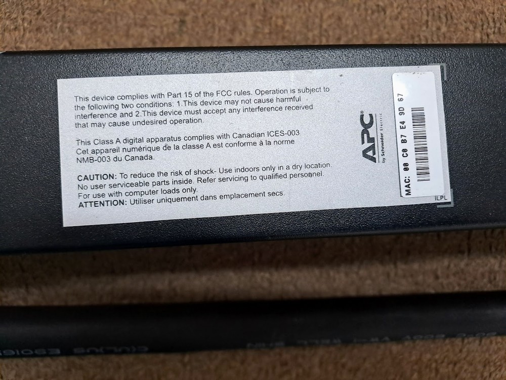 APC AP8965 Rack PDU Phase-208V-Power Distribution