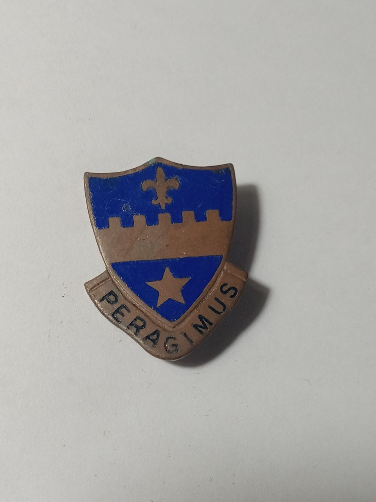 Broken WW2 358th Infantry Regiment Unit Crest