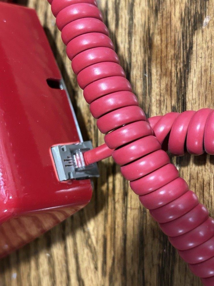 Cortelco Red Wall Phone