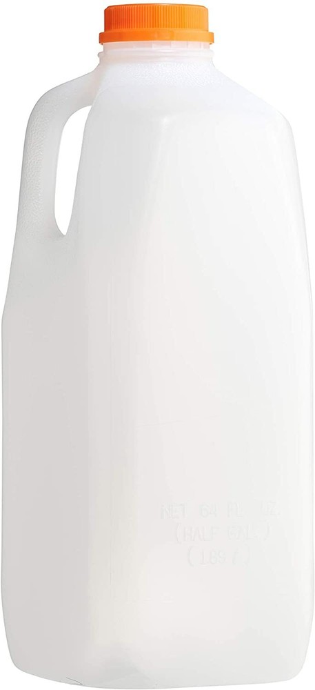 [ 5 Pack ] Empty Plastic Juice Bottles with Tamper Evident Caps 64 Oz.