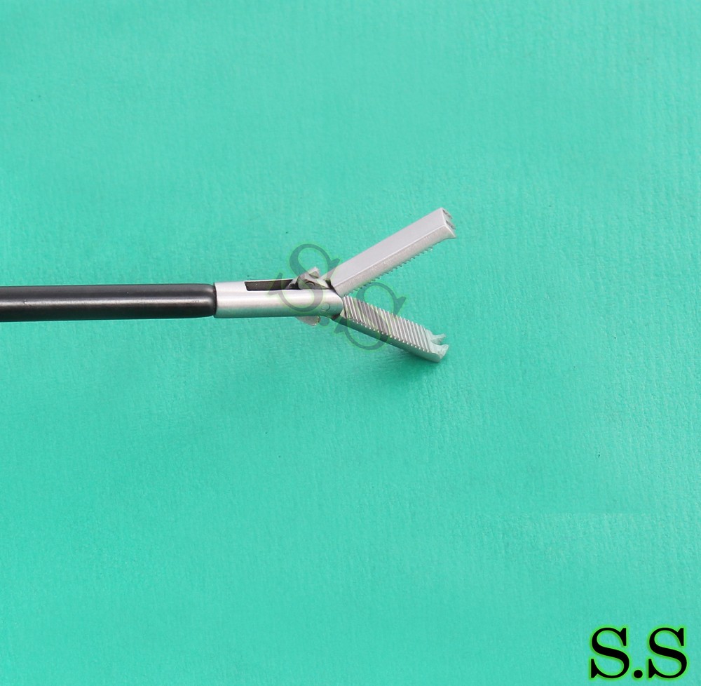 Lap 5mm Grasper Forceps 2 x 3 Teeth Instruments LP-021