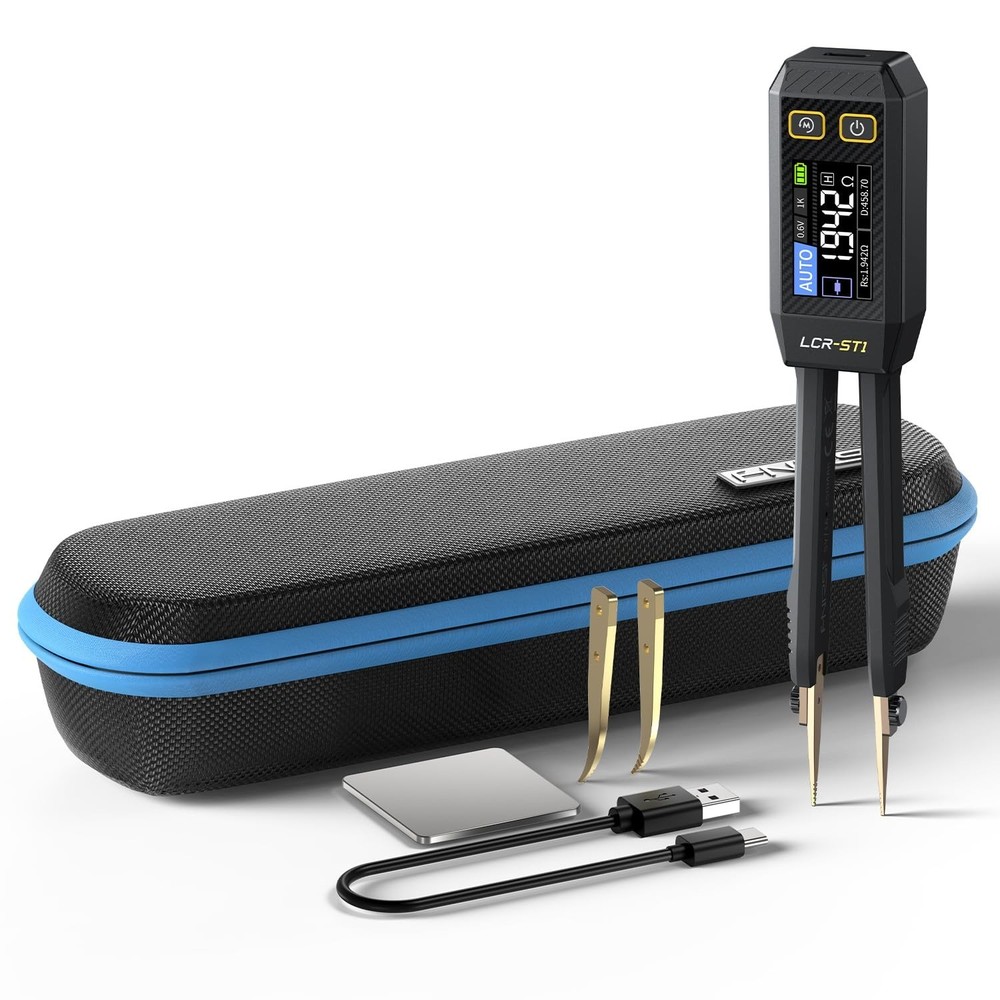 Multifunctional Battery-Powered LCR Meter - 10KHz Mini Tester for Electronics