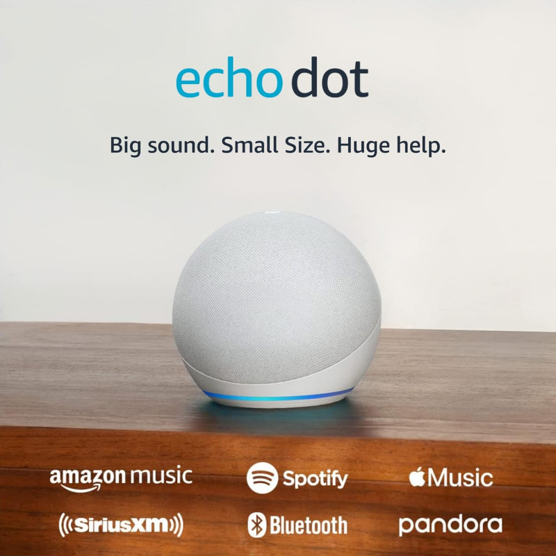 NEW SEALED Echo Dot - 4th Gen | Smart speaker with Amazon Alexa | White