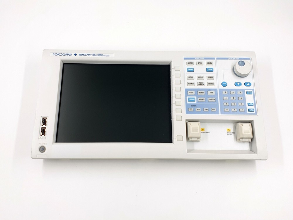 Yokogawa AQ6370C Optical Spectrum Analyzer  screen Front Panel