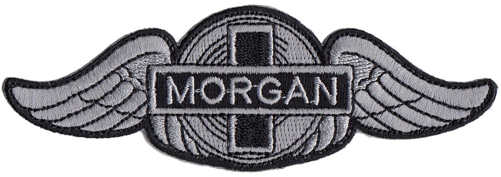 Morgan wings embroidered patch