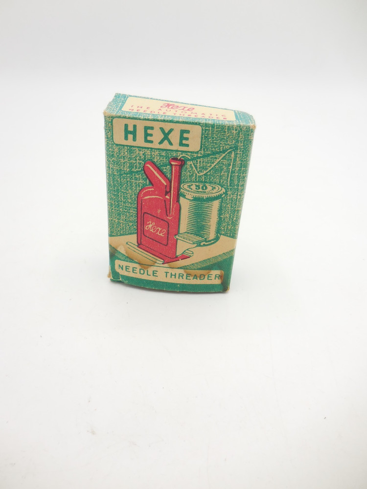 Vintage Hexe Automatic Needle Threader Western Germany Original Box