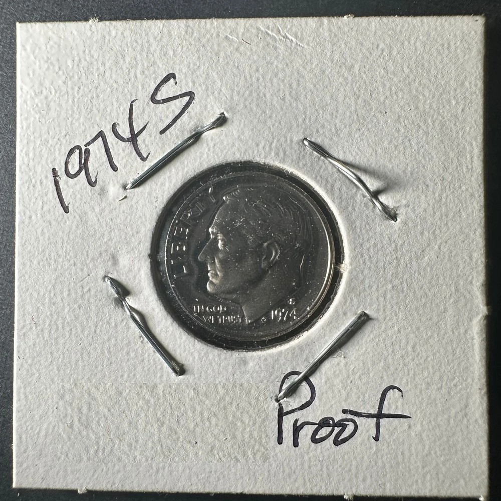1974 S Roosevelt Dime Brilliant Luster