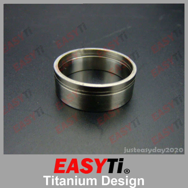 EasyTi Titanium/Ti Spacer 1-1/8"(1-2-7mm) for Headset&Stem front fork