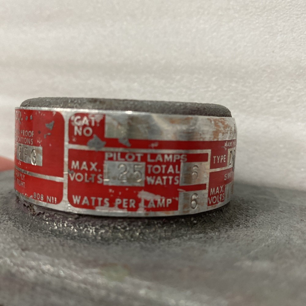 CROUSE HINDS CD-EFG EXPLOSION PROOF Replacement Cover Only