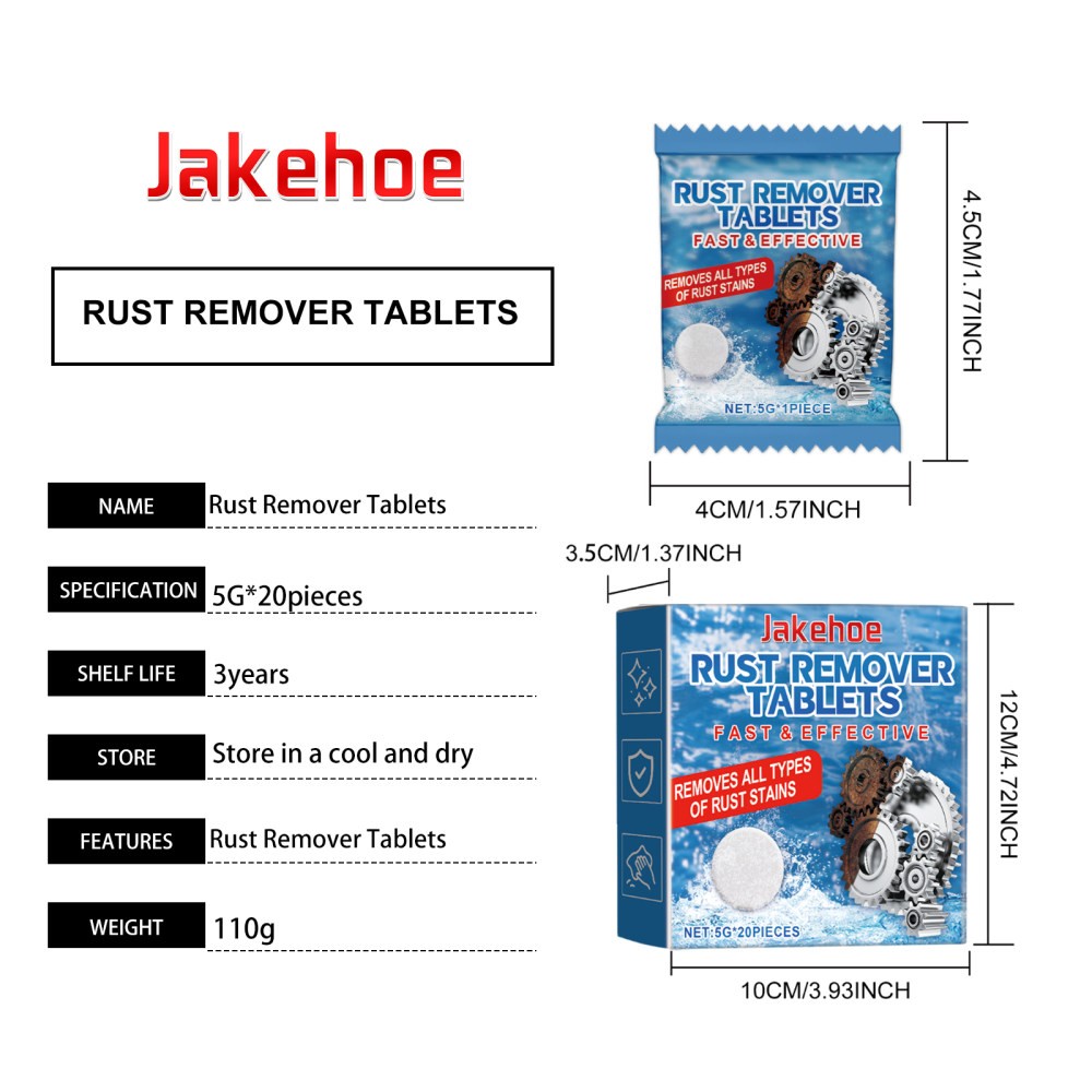 Derusting Cleaning Effervescent Tablets Multi-effect