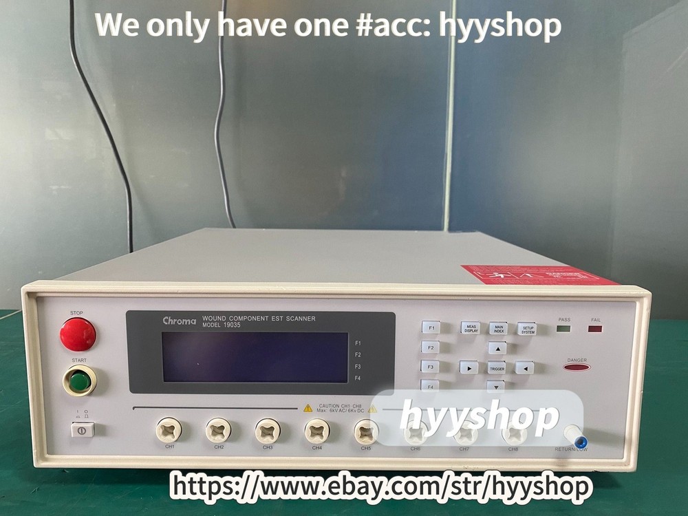 1PC CHROMA  19035 with test line/hyy