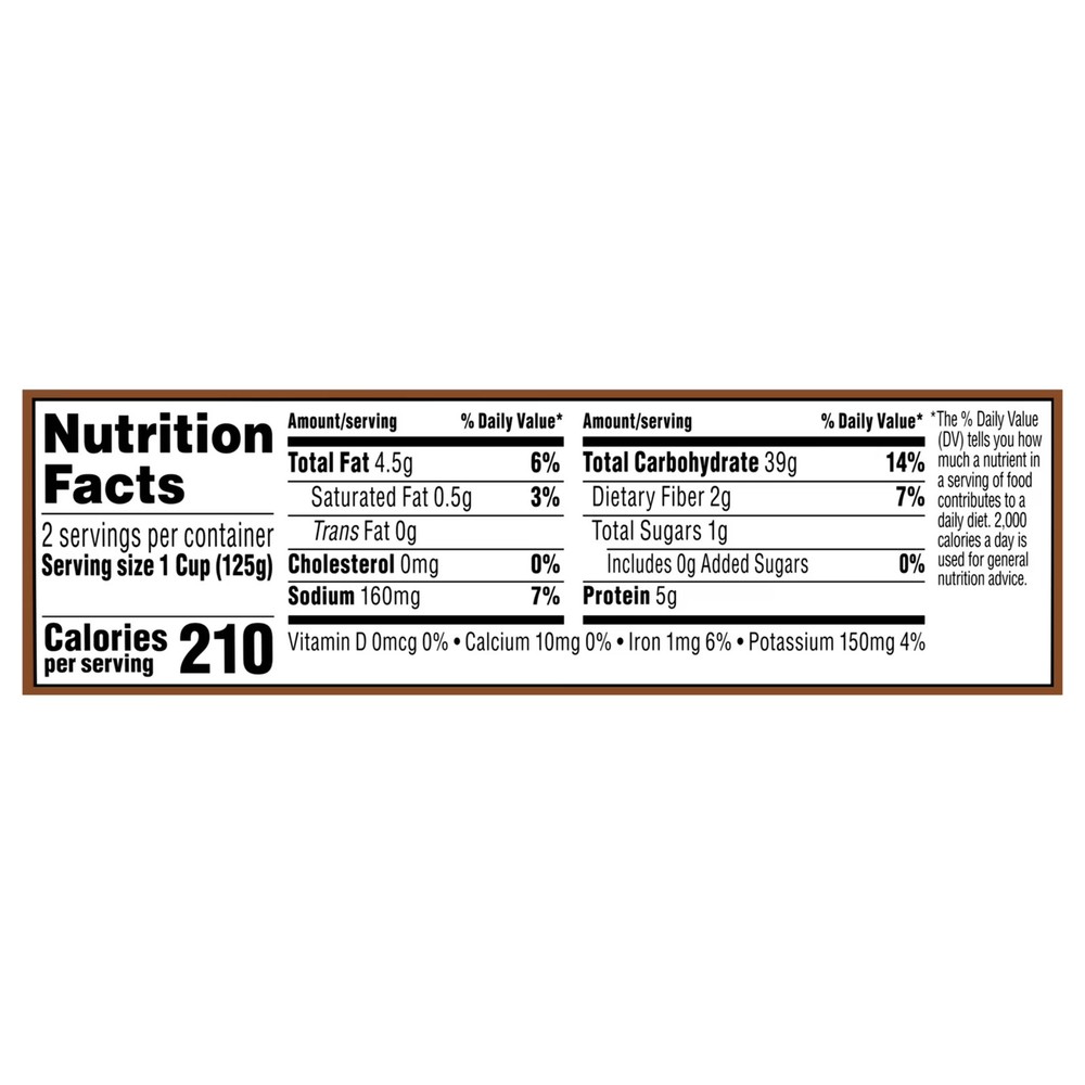 Microwaveable Brown Rice Cups Gluten Free