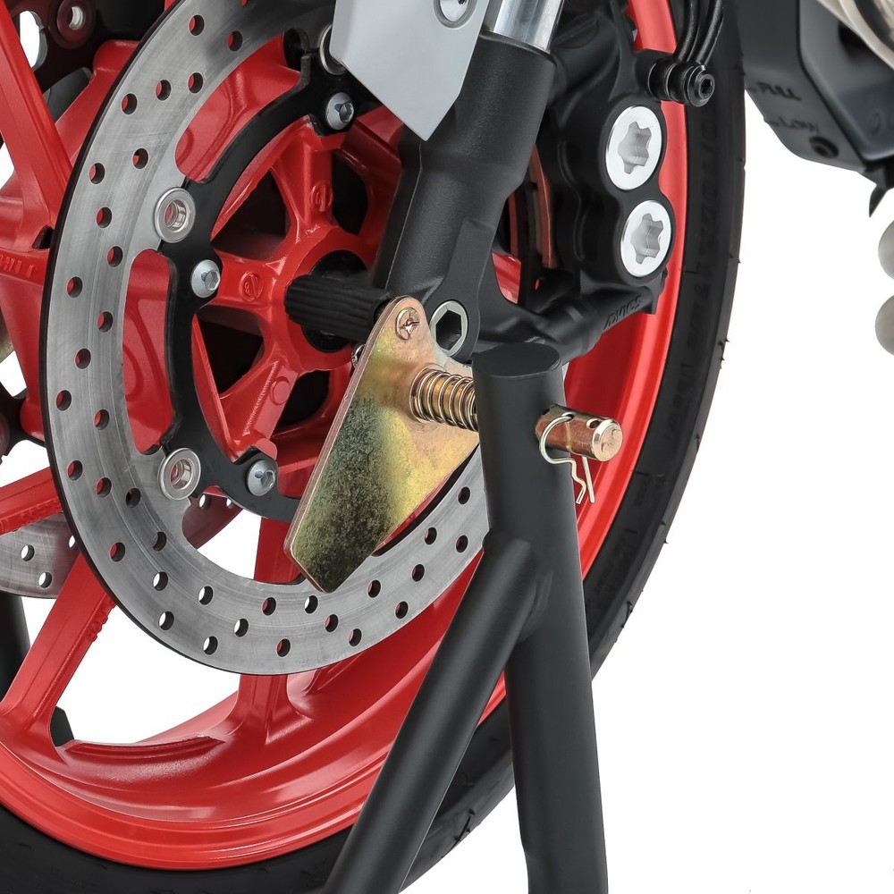 Motorcycle Front and Rear Paddock Stand Set Constands SM5 Black Matt