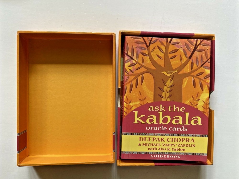 Ask The Kabala Oracle Cards Deepak Chopra 2006 Boxed Set Pre-owned