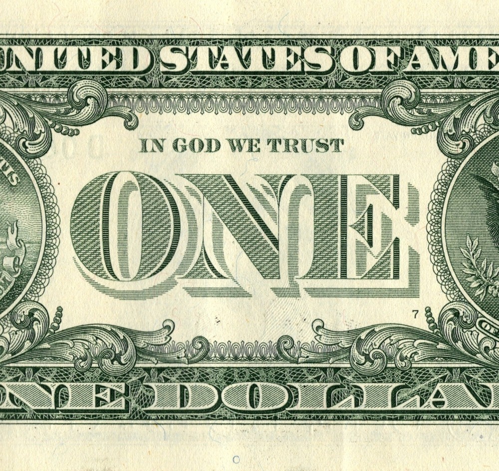 2021 D Star note 1 dollar bill Regular Run