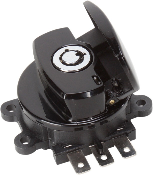 DS Side Hinge Ignition Switch Black Harley Davidson #145409