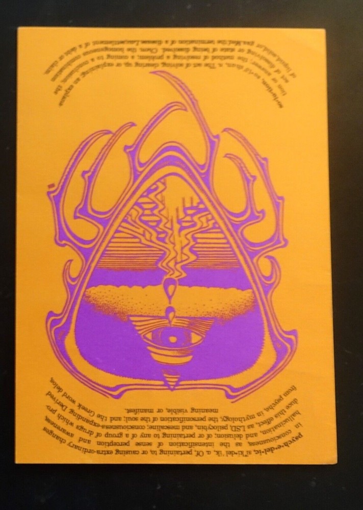 Psychedelic Solutions - Rick Griffin Postcard