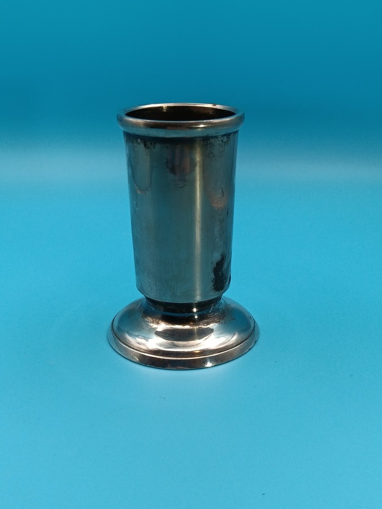 Silverplate Candle Holder
