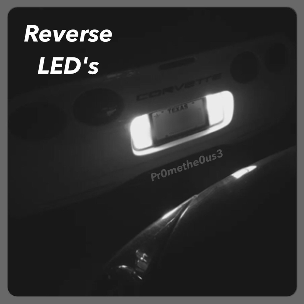1997-2004 c5 Corvette Crisp White Reverse (Back-Up) LED lights